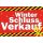 Poster Plakat Winterschlussverkauf - WSV in Rot Quer DIN A0 - 84,1 x 119,7 cm
