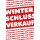 Poster Plakat Winterschlussverkauf - WSV reduziert