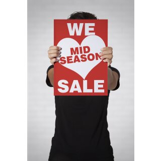 Poster Plakat - Love Midseason Sale DIN A1 - 59,4 x 84,1 cm