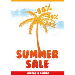 Poster Plakat - Summer Sale 2017