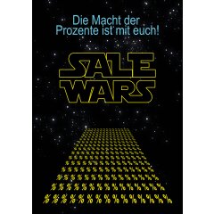 Poster Plakat Schlussverkauf - SALE WARS - die Macht der...