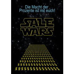 Poster Plakat Schlussverkauf - SALE WARS- die Macht der...
