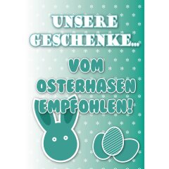 Poster Plakat - Unsere Geschenke…vom Osterhasen...