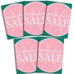 Poster Plakat - Midseason Sale "Serie Lisa"...