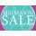 Poster Plakat - Midseason Sale "Serie Lisa" Türkis Querformat DIN A2 - 42 x 59,4 cm