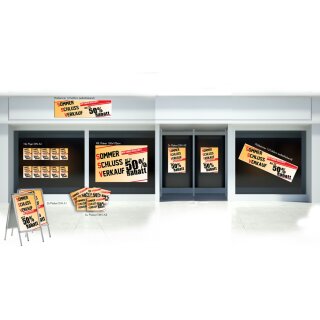 Sparpaket XXL SSV bis 50% Rabatt Plakate & Banner Orange