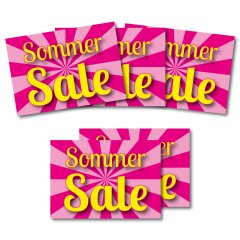 Poster Plakat - SSV Sommer SALE Candy im Querformat DIN...