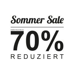 Poster Plakat - SSV Sommer SALE bis 70% - Querformat