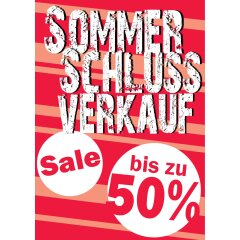 Poster Plakat - SSV SALE bis 50% DIN A1 - 59,4 x 84,1 cm