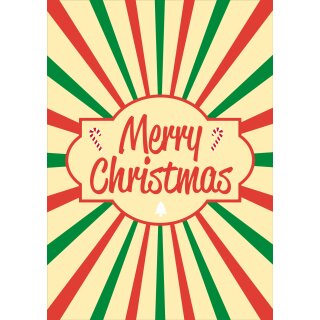 Weihnachtsplakat Poster "Merry Christmas"