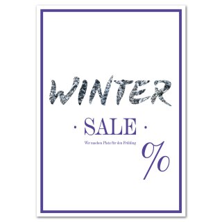 Poster Plakat - Winter Sale