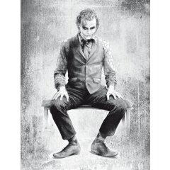 Poster Joker - Heath Ledger - verschiedene Farben & Größen