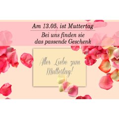 Poster Plakat - Alles Liebe zum Muttertag - Querformat