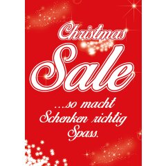 Plakat Poster Weihnachten - Christimas Sale -
