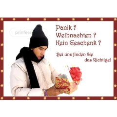 Plakat Poster - Weihnachts - Panik  DIN A4 - 10 Stk. im...