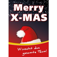 Plakat Poster - Weihnachten - Merry X-MAS DIN A4 - 10...