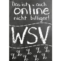 Poster Plakat Winterschlussverkauf - WSV Online nicht...